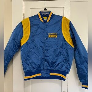 Vintage Los Angeles Rams satin starter varsity jacket size medium